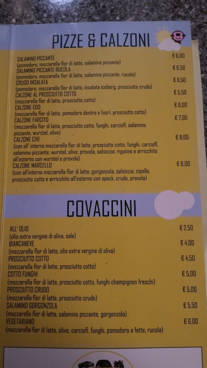 Menu Pizzeria Lo Scimpanzè-7
